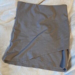 Taupe Sunday Best Mini Skirt